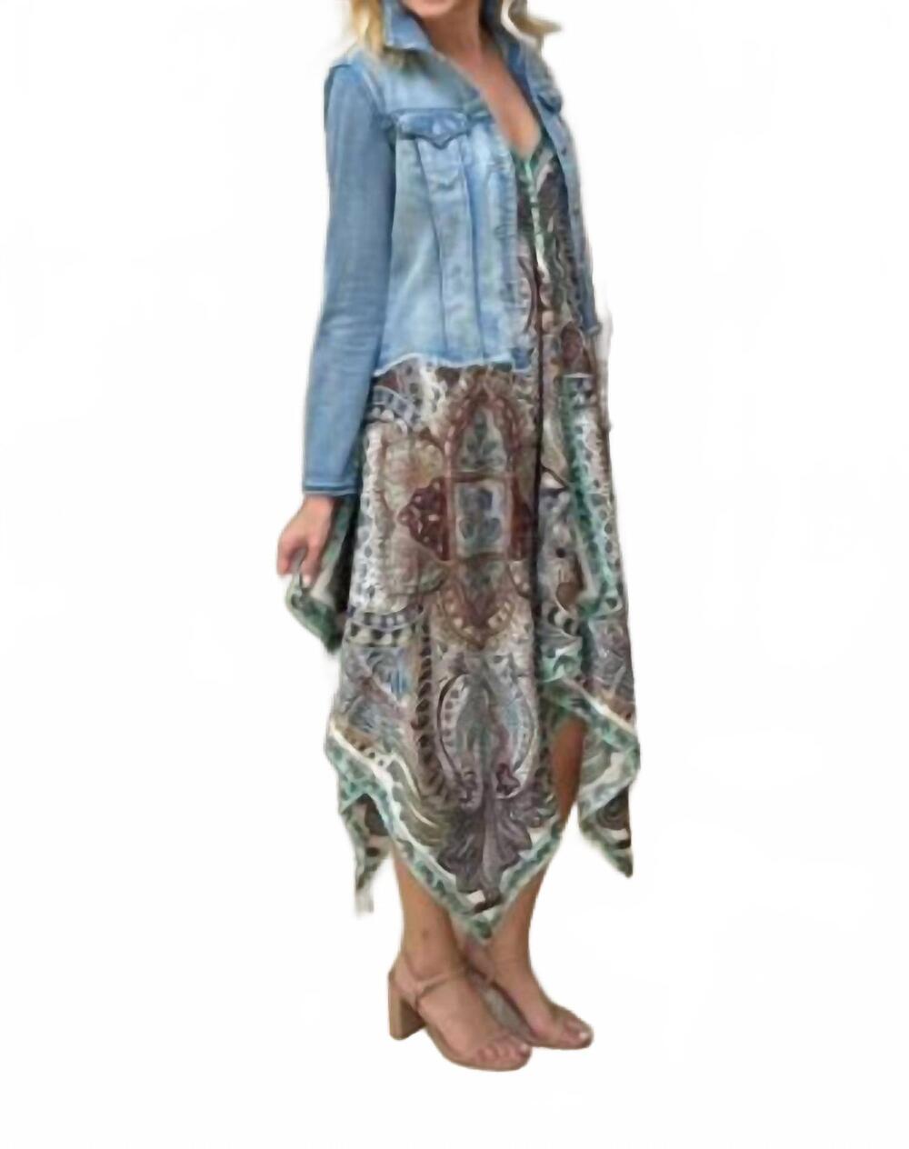 NEW STACY BRADLEY light denim jacket in lots of fun colors